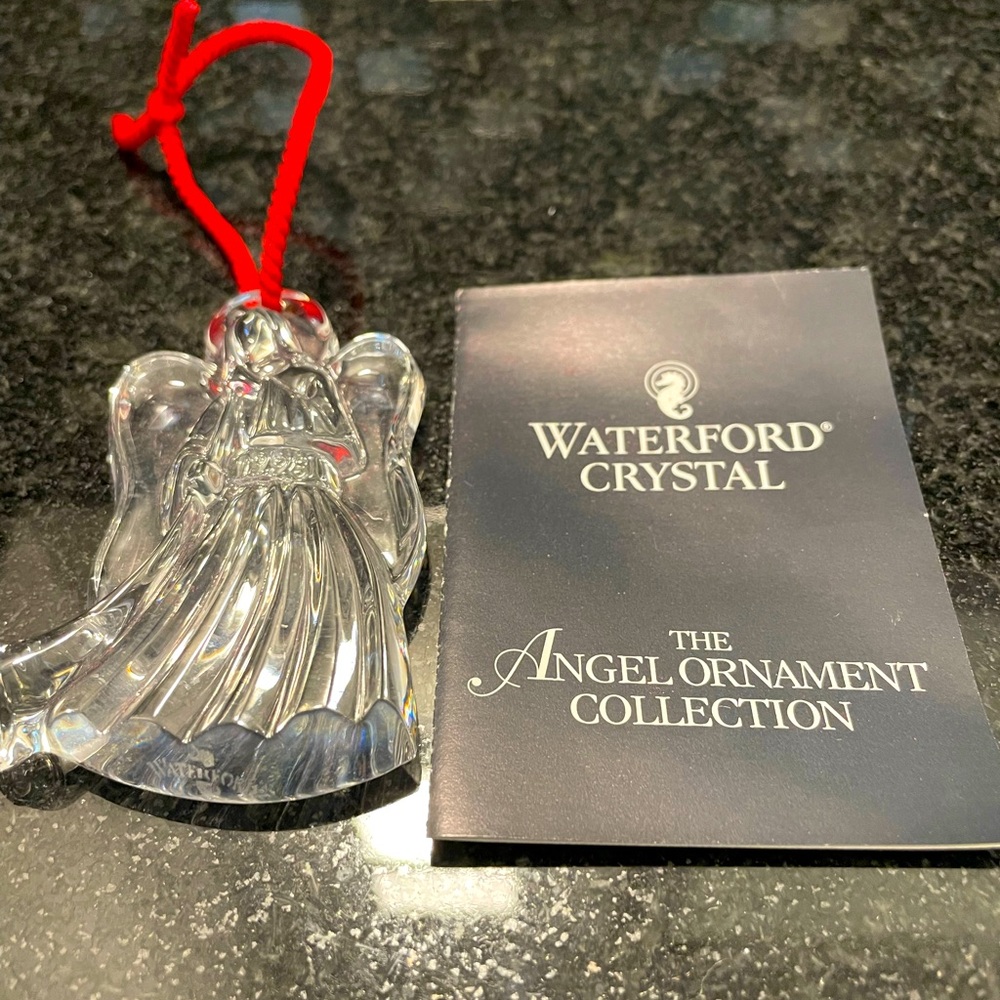 Waterford crystal angel ornament